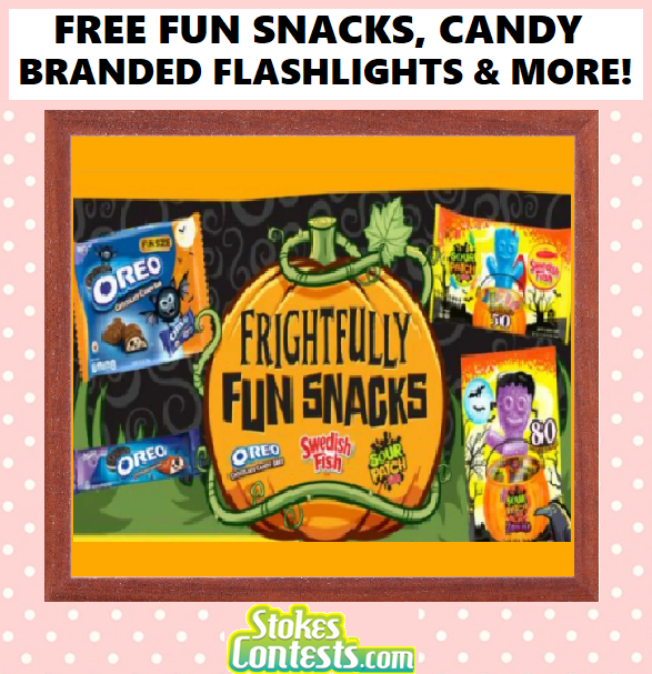 Image FREE Frightfully Fun Snacks, FREE Candy branded Flashlights & MORE!