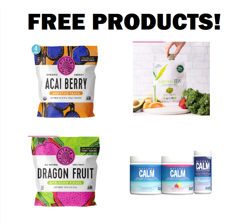 Image FREE Pack of Acai Smoothie, Dragon Fruit, Magnesium Drink & MORE!