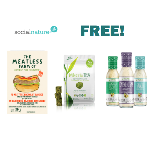 Image FREE Plant-Based Sausages, Frozen Tea Cubes, Natural Salad Dressing & MORE!