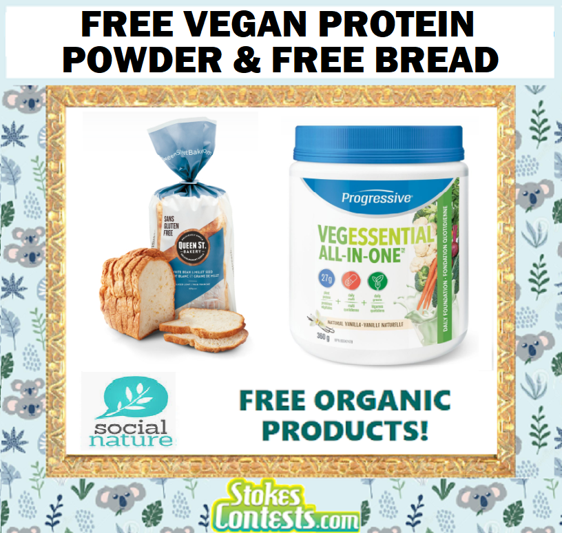 Image FREE Vegan Protein Powder & FREE Natural Bread