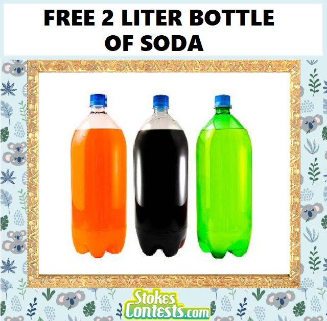 Image FREE 2 Liter Bottle of Soda