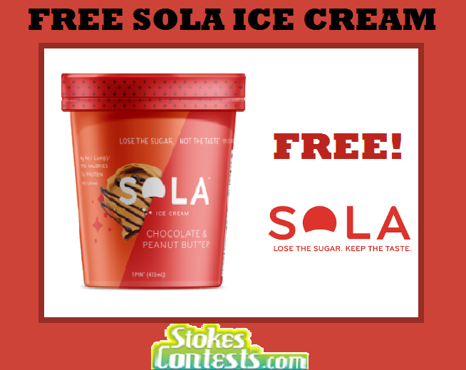 Image FREE Pint of SOLA Ice Cream