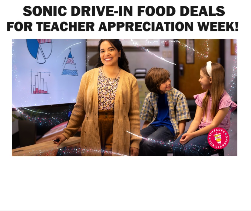 Image Sonic Drive-In Food Deals for Teacher Appreciation Week! Sign Up Before May 6!