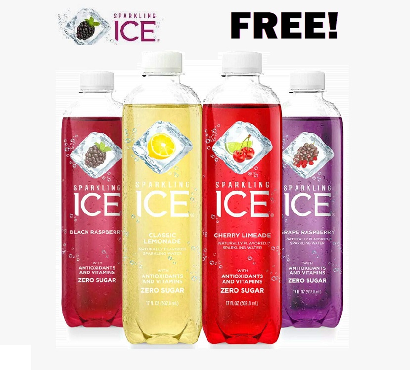 Image FREE 17 Oz Sparkling Ice.