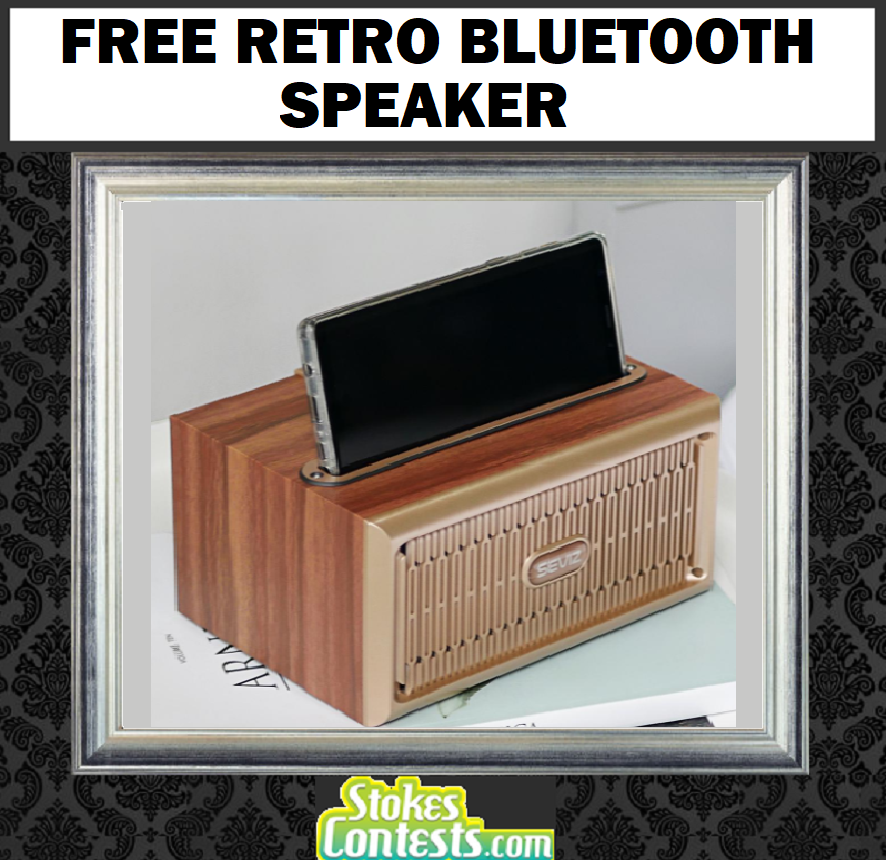 Image FREE Retro Bluetooth Speaker