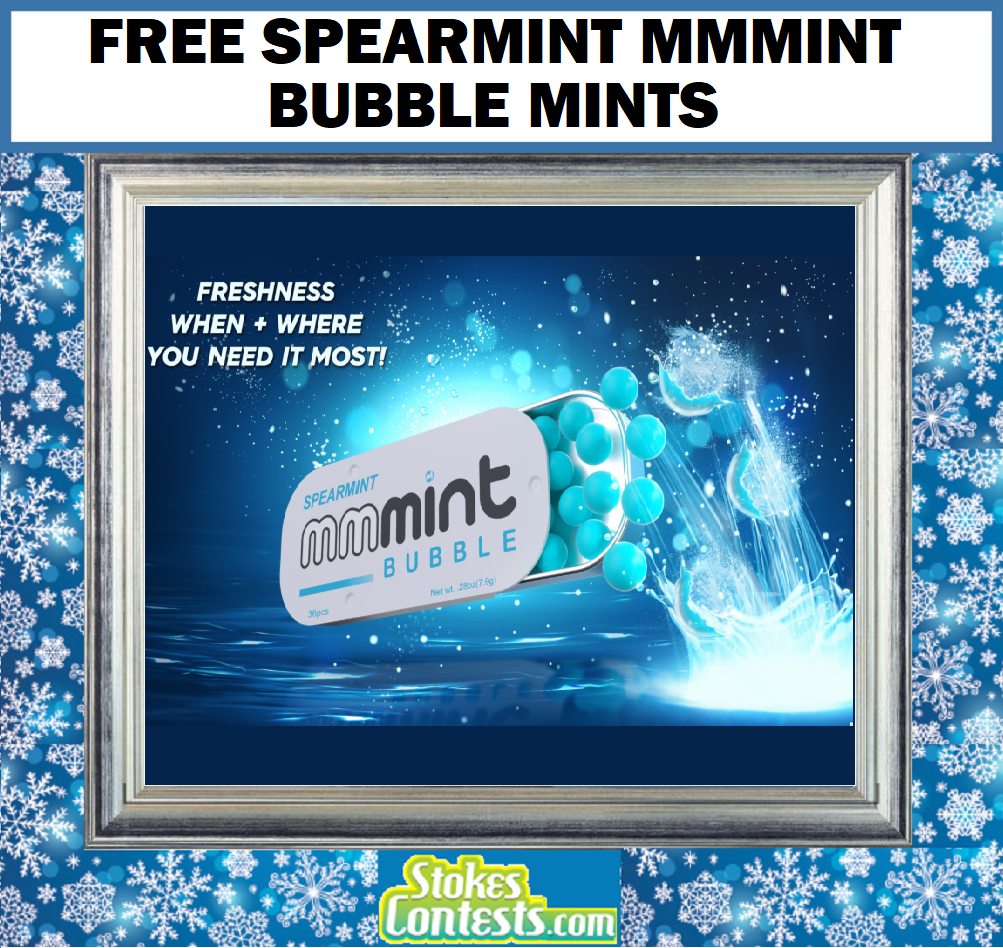 Image FREE Spearmint MMMint Bubble Mints