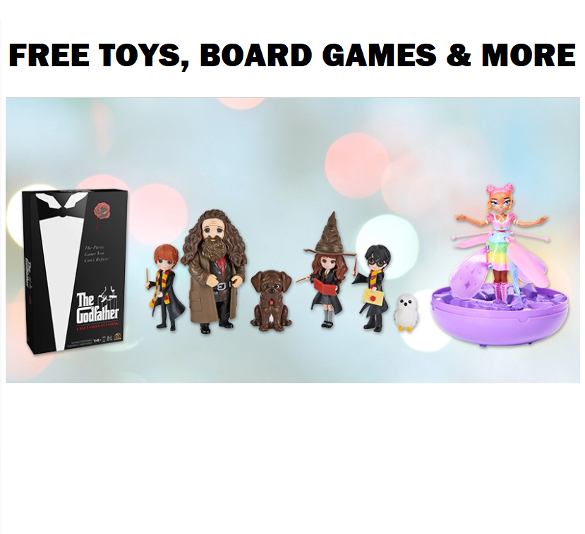 Image FREE Hatchimals Doll, FREE Batman Vehicles, FREE Board Games & MORE!