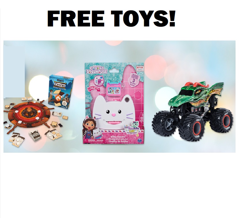 Image FREE Batman Figure, PAW Patrol Toy, Gabby's Dollhouse Camera & MORE!