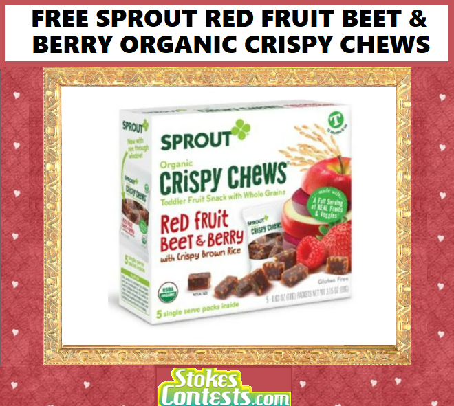 Image FREE Sprout Red Fruit Beet & Berry Organic Crispy Chews