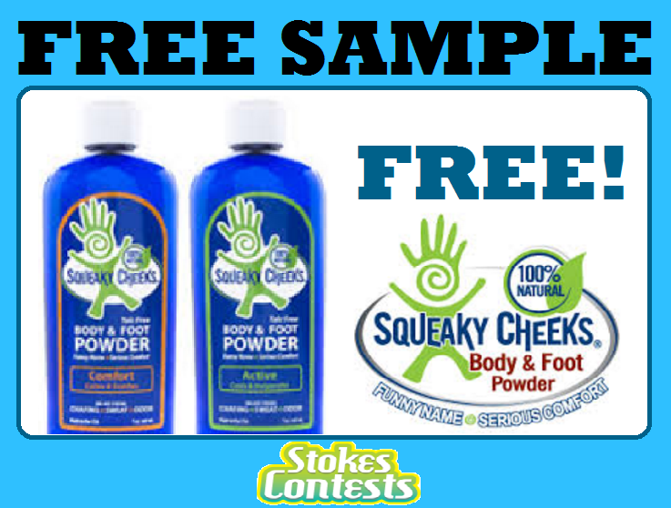 Image FREE Squeaky Cheeks Foot & Body Powder Sample