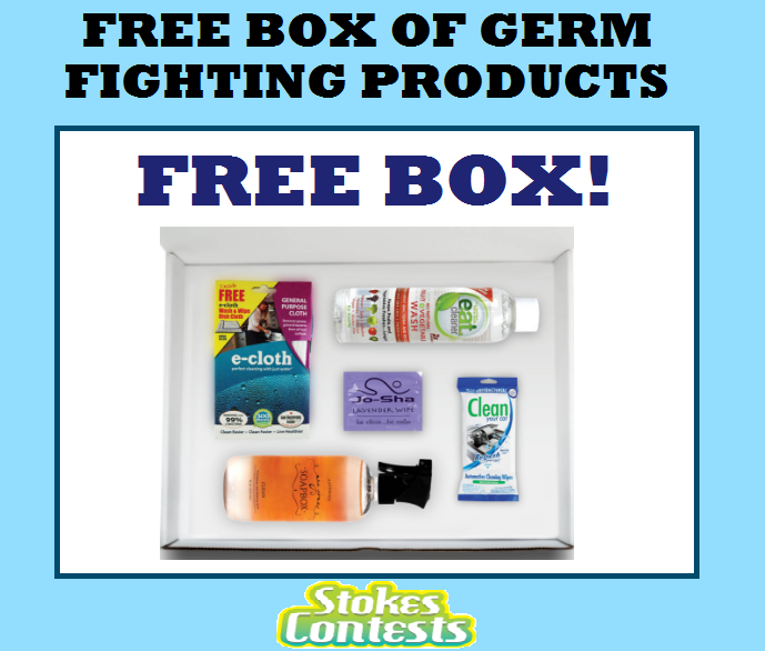 Image FREE Box of Germ-Fighting Products + $5 QCash Card ONLY 1¢ Shipped!!!