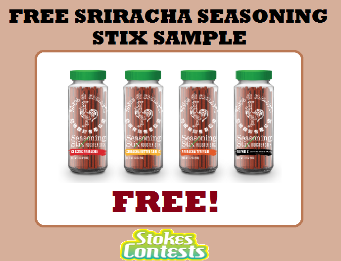 Image FREE Sriracha Seasoning Stix Sample