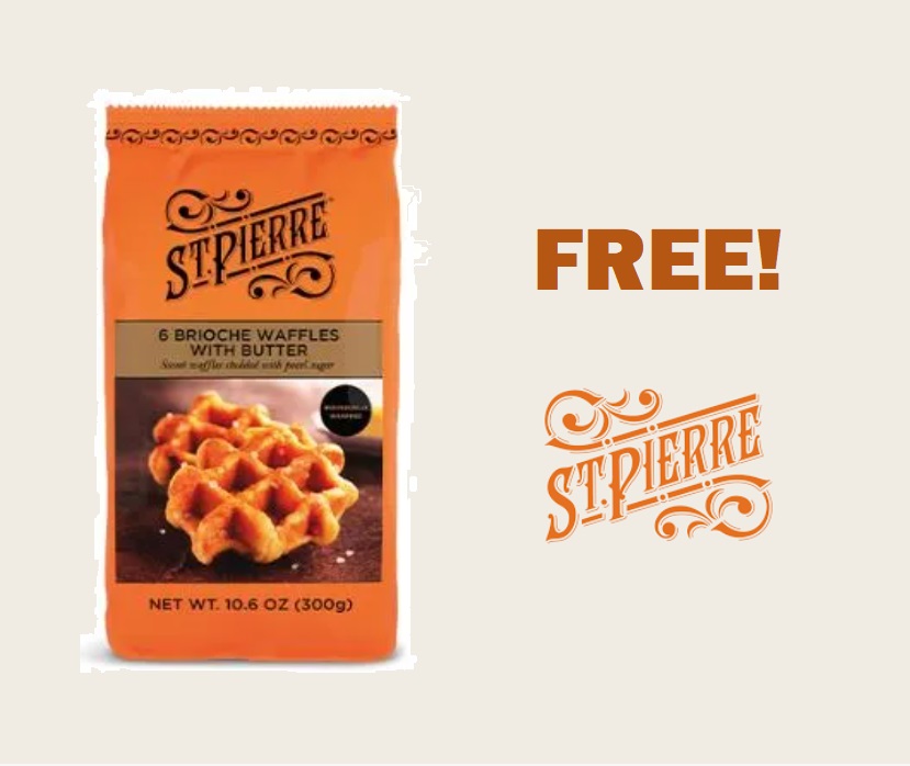 Image FREE St Pierre Brioche Waffles With Butter, St Pierre Cinnamon Brioche Twist & MORE!