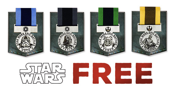 Image FREE Star Wars Medals at Toys R Us until Jan.30