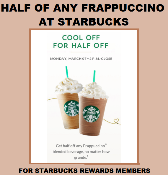 Image Starbucks Happy Mondays Deals TODAY Only!