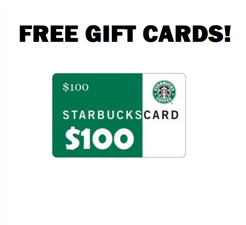 Image FREE $100 Starbucks Gift Card