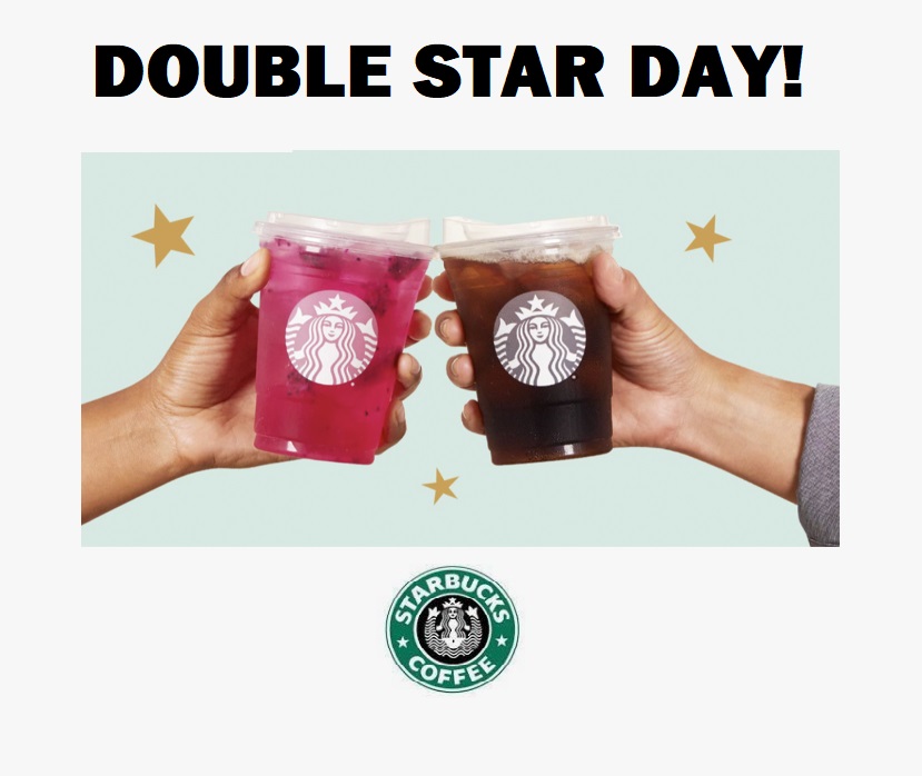 Image Double Star Day at Starbucks on May 31! TOMORROW!