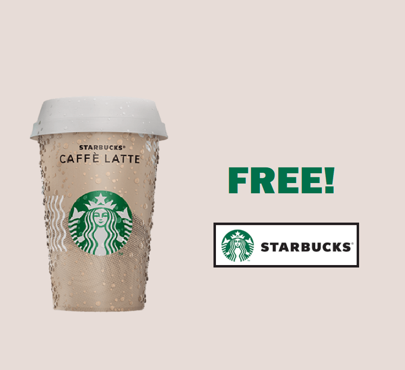 Image FREE Starbucks Caffè Latte