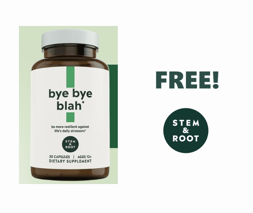 Image FREE Stem & Root Bye Bye Blah Probiotic Supplement
