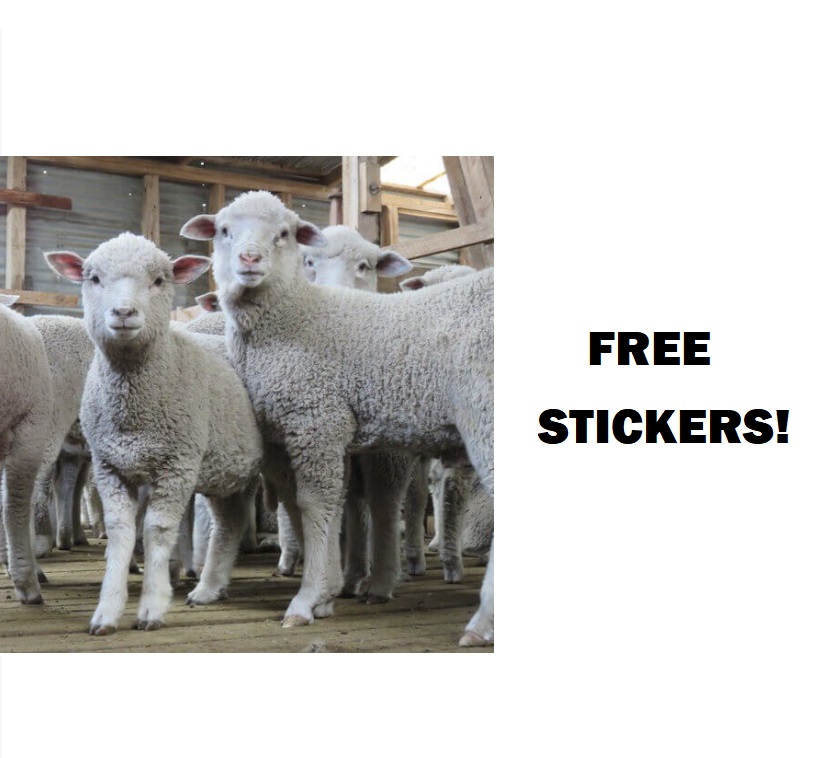 Image FREE PETA Anti-Wool Stickers