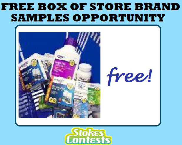 Image FREE Box of Store Brand Product Samples Opportunity