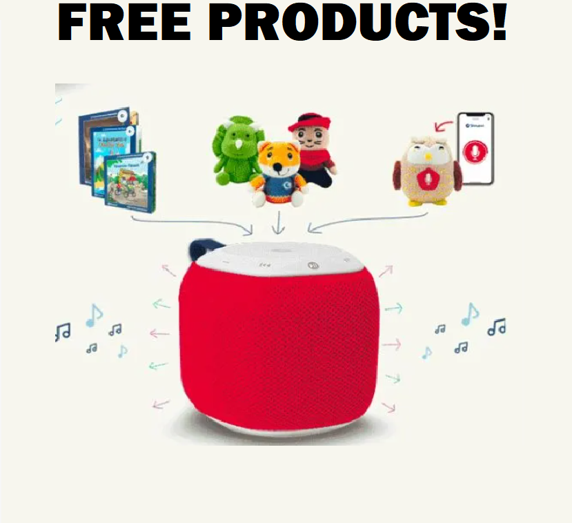 Image FREE Storypod Interactive Speaker, 4 Lovable Audio Characters, 4 Read-Along Audiobooks & MORE! VALUED $240!