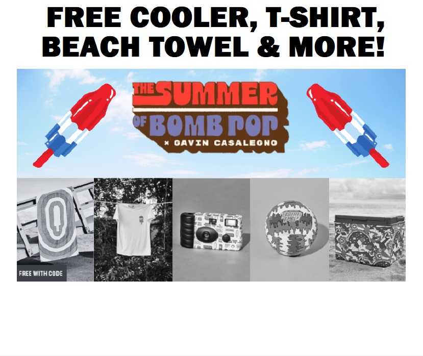 Image FREE Cooler, T-Shirt, Beach Towel, Disposable Camera & MORE!