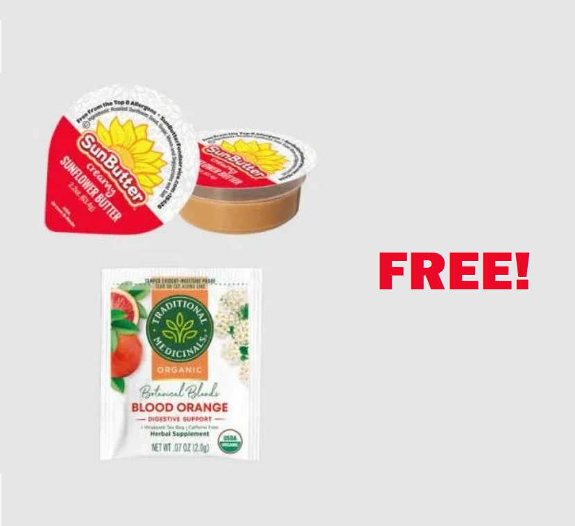 Image FREE SunButter or FREE Traditional Medicinals