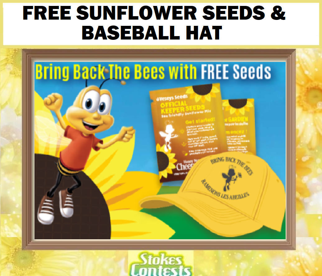 Image FREE Sunflower Seeds and Baseball Hat