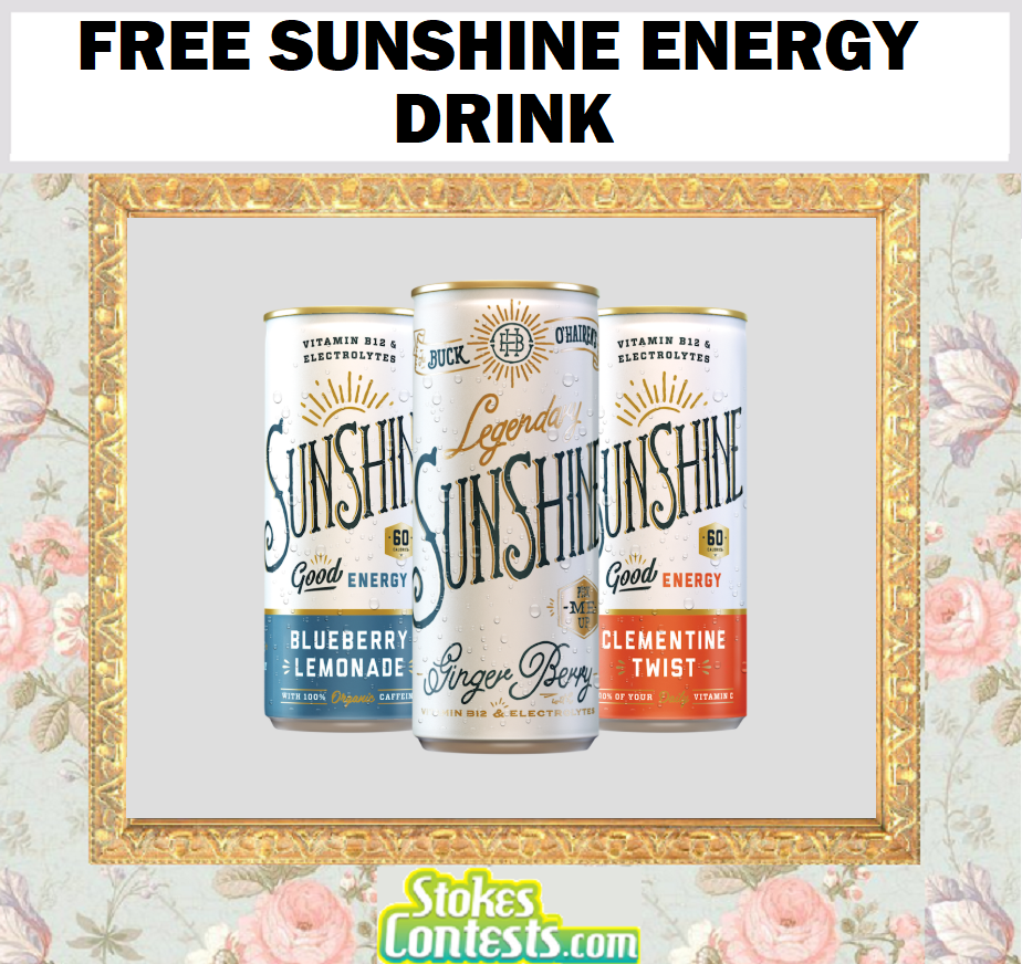 Image FREE Sunshine Energy Drink