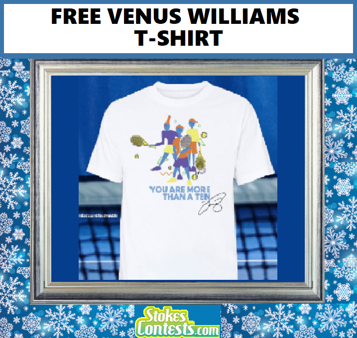 Image FREE Venus Williams T-Shirt