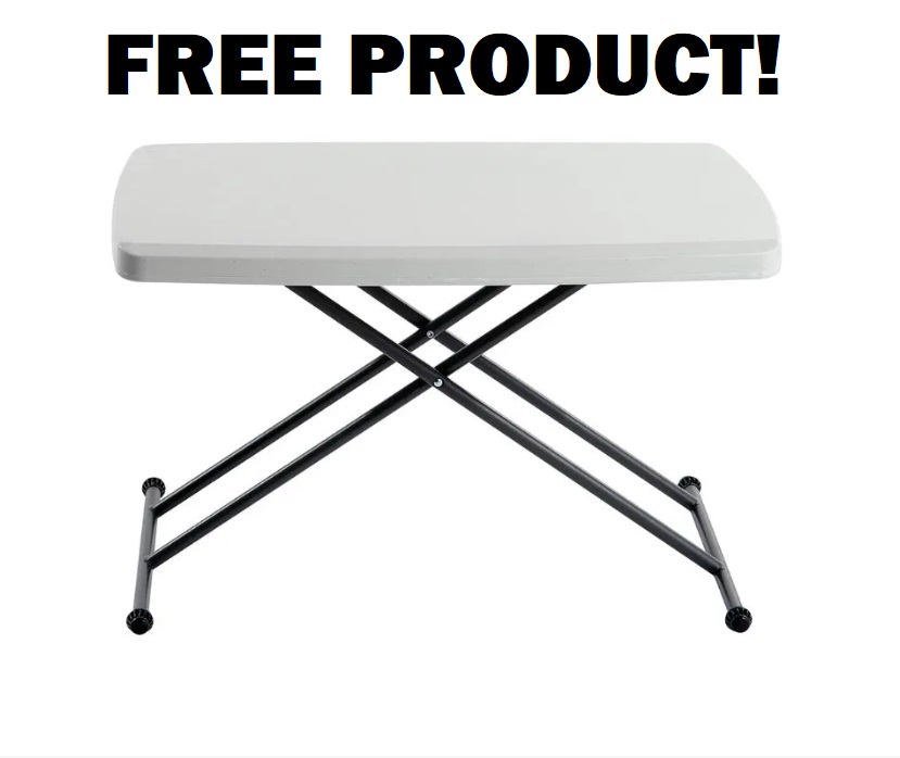 Image FREE IndestrucTable Classic Personal Folding Table! Valued at $110!