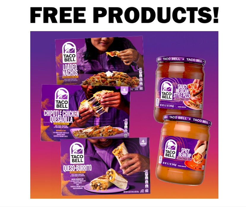 Image FREE Taco Bell Kits & Dips! (must apply)