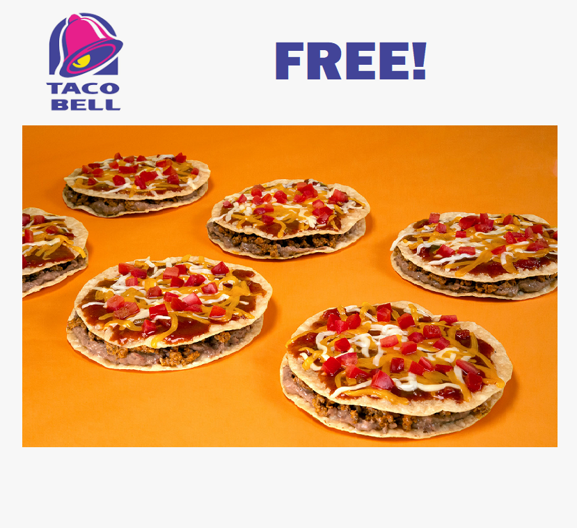 Image FREE Mexican Pizza at Taco Bell (Early Access)