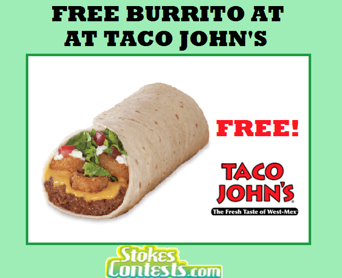 Image FREE Burrito & FREE Small Potato Oles at Taco John's