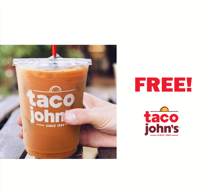 Image FREE Cold Brew Coffee With ANY Purchase Mondays In September at Taco John’s