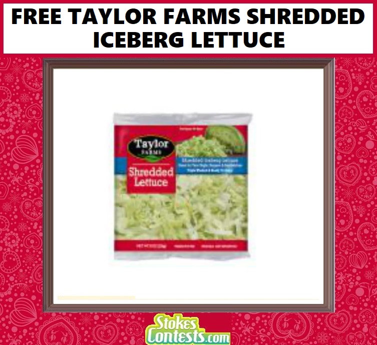 Image FREE Taylor Farms Shredded Iceberg Lettuce