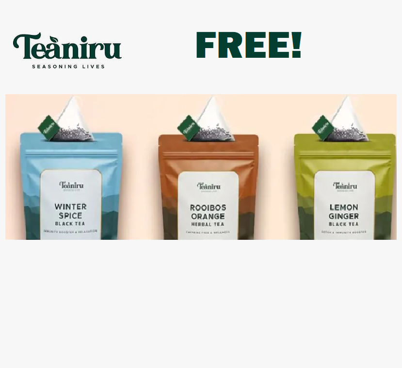 Image FREE Teaniru Tea Samples