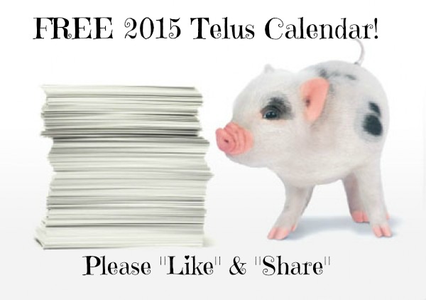 Image FREE 2015 Calendar From Telus Canada