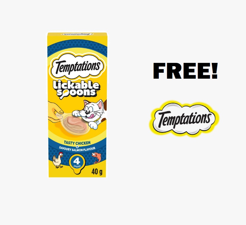 Image FREE Temptations Lickable Spoons Cat Food