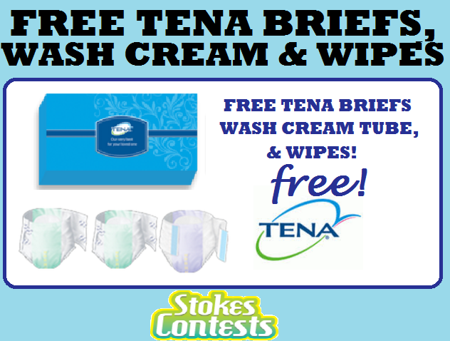 Image FREE TENA Briefs, Wash Cream & Wipes