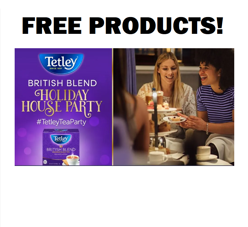 Image FREE Tetley British Blend Tea, Deck Of Cards & MORE!