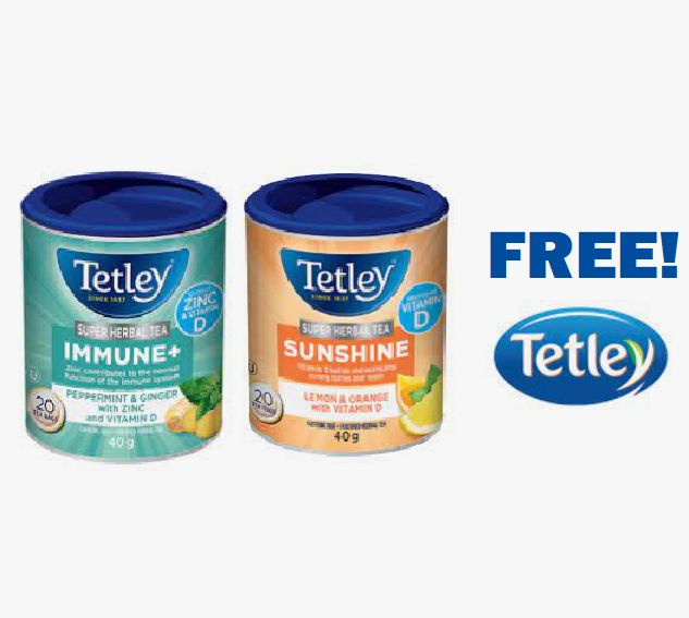 Image FREE Tetley Tea