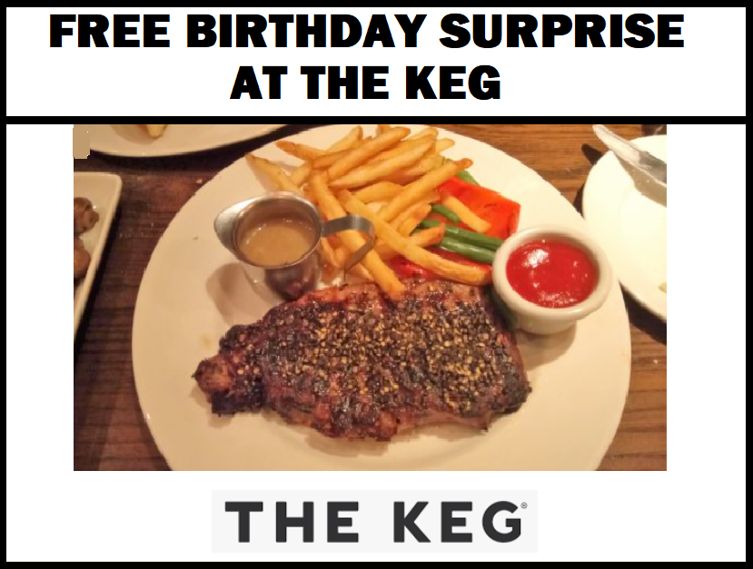 Image FREE Birthday Surprise at The Keg