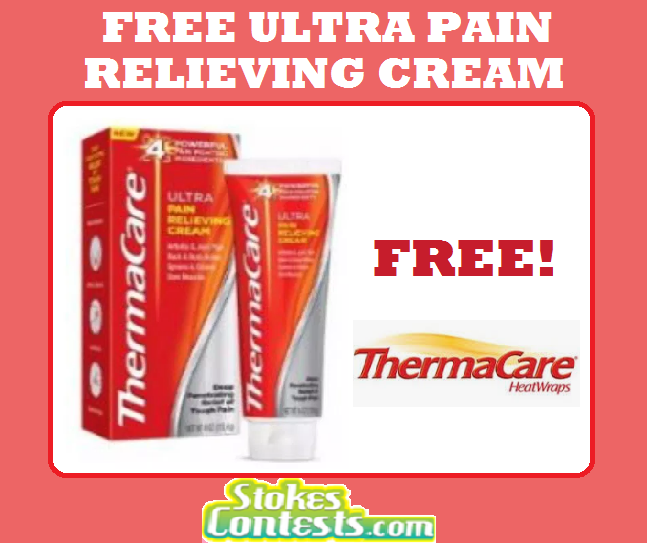 Image FREE ThermaCare Ultra Pain Relieving Cream