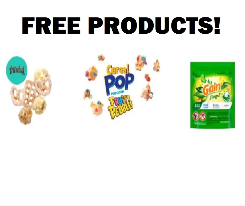 Image FREE Thinful Sea Salt Caramel, Cereal POP Popcorn Fruity Pebbles Or Gain Flings