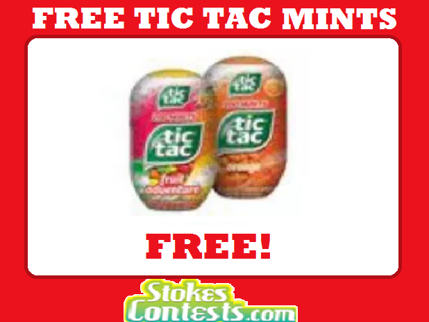 Image FREE Tic Tac Mints