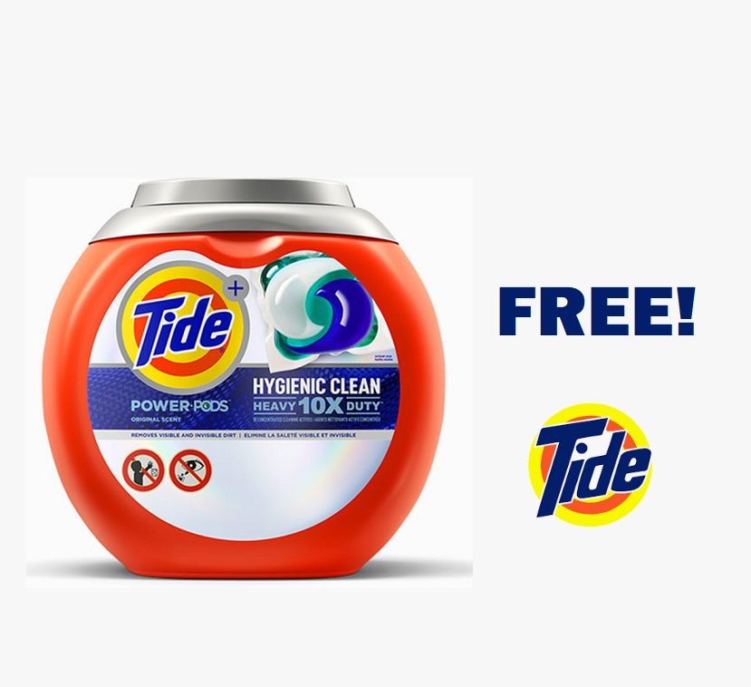 Image FREE Tide Hygienic Clean Heavy Duty Power Pods