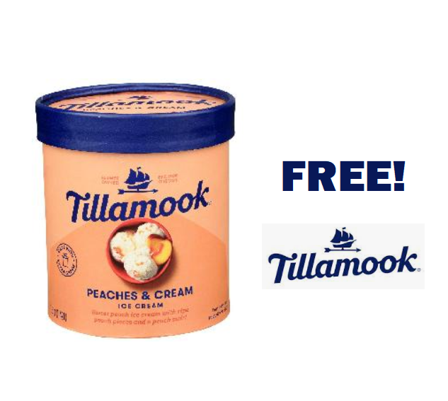 Image FREE Tillamook Ice Cream