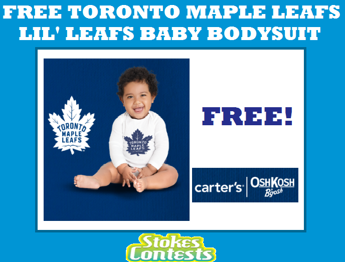 Image FREE Toronto Maple Leafs Lil' Leafs Baby Bodysuit (Toronto Only)